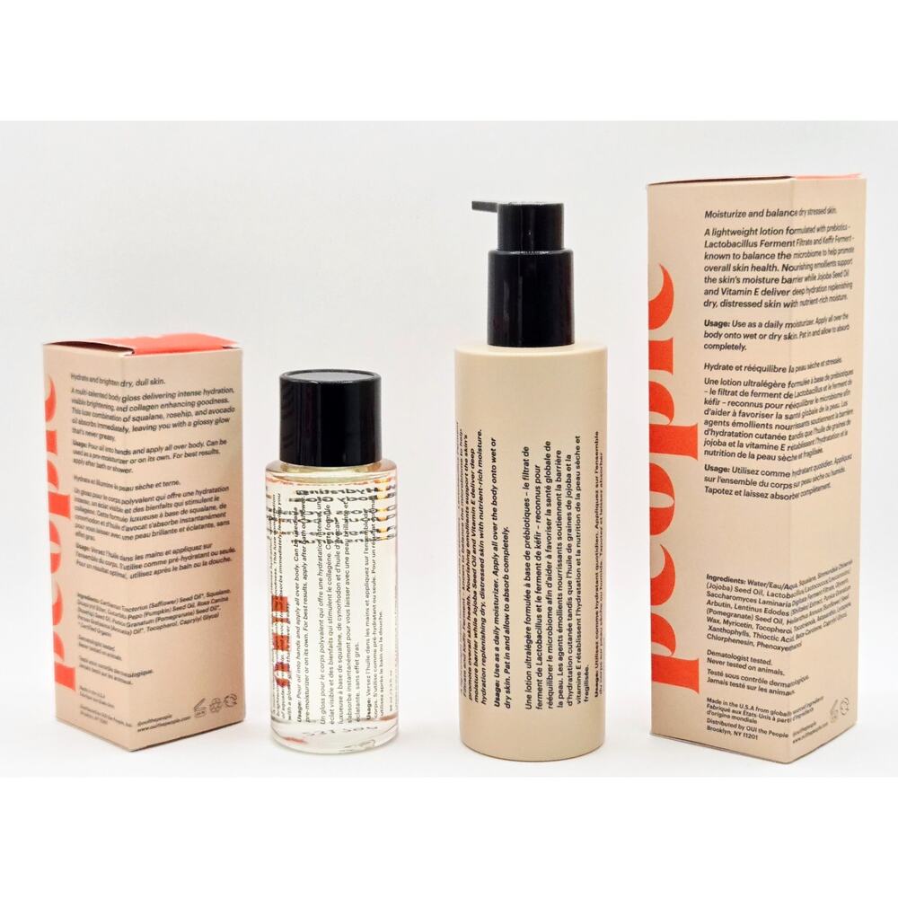 Oui the People Hydrating Body Gloss 3.3 oz No Box Prebiotic Body Lotion 8.4 - Picture 2 of 4